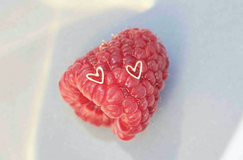 Massive 18 karat guld øreringe